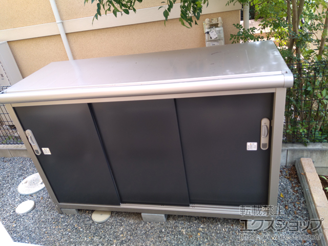 千葉県印西市のの物置・屋外倉庫 エスモ 一般型 1797×650×1101 ESE-1806Y-SM 施工例