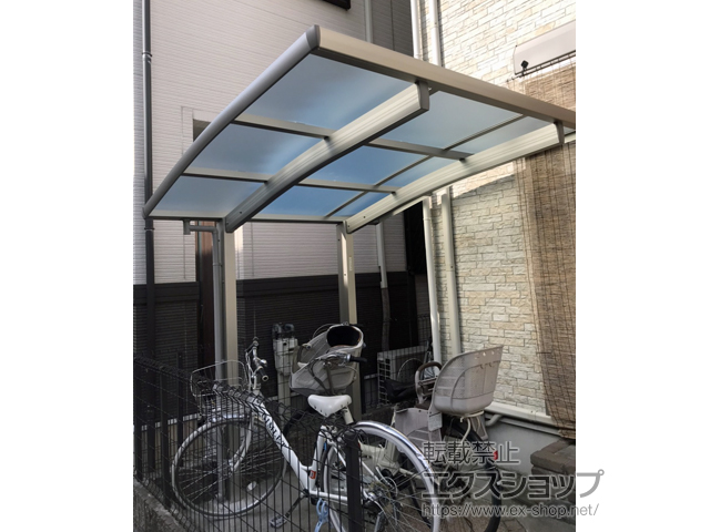 大阪府堺市ののサイクルポート・駐輪場 レイナポートグランミニ 積雪〜20cm対応 施工例