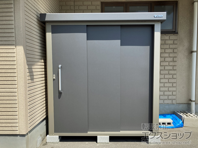 広島県福山市のの物置・屋外倉庫 エスケーエイト SK8-70 一般型 1800×1200×1940 SK8-70-GK 施工例