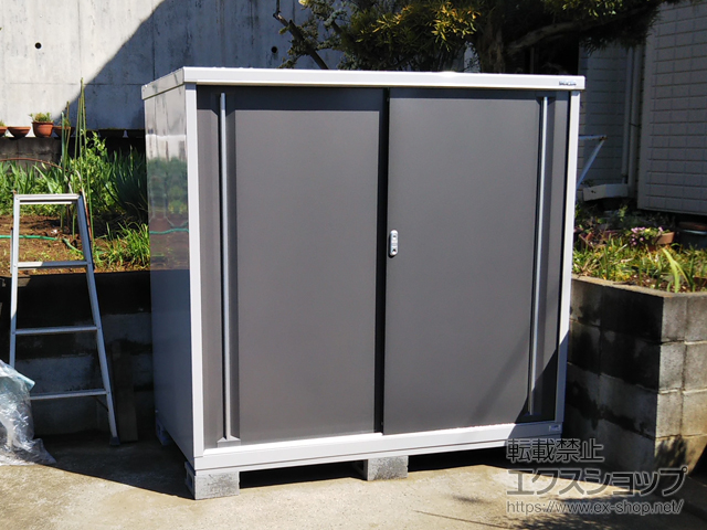 千葉県松戸市のの物置・屋外倉庫 シンプリー 一般型 1740×905×1603 MJX-179D-PG 施工例