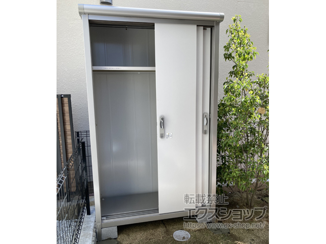 東京都練馬区のの物置・屋外倉庫 エスモ 一般型 1200×520×1959 ESE-1205A-PW 施工例