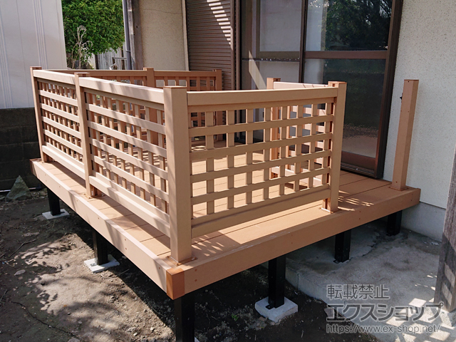 兵庫県姫路市ののウッドデッキ リウッドデッキ 200 施工例