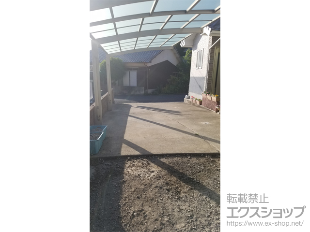 熊本県上天草市ののカーポート レイナポートグラン　積雪〜20cm対応 施工例