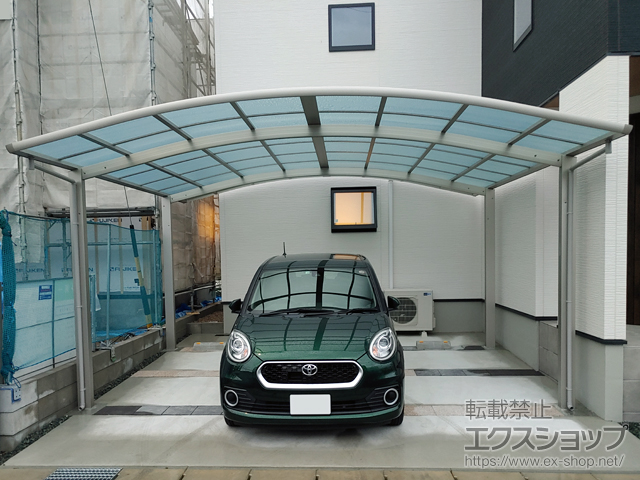 愛知県岡崎市ののカーポート レイナツインポートグラン　積雪〜20cm対応 施工例