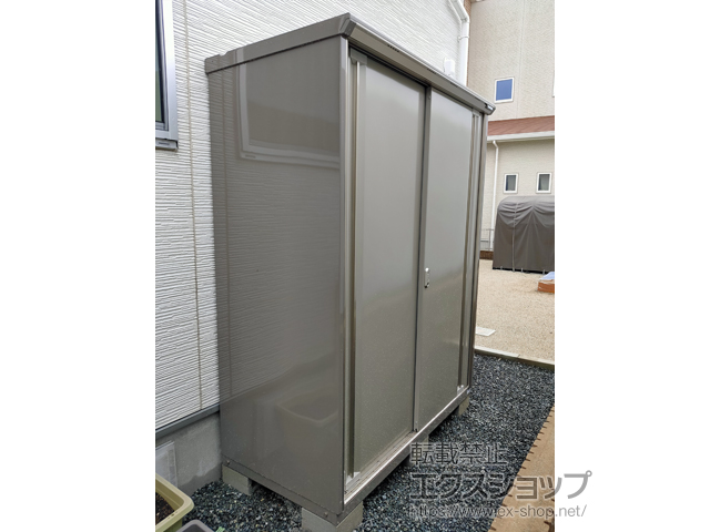 熊本県合志市のの物置・屋外倉庫 ナイソーシスター　1520×720×1903 KMW-157E-P-NG 施工例