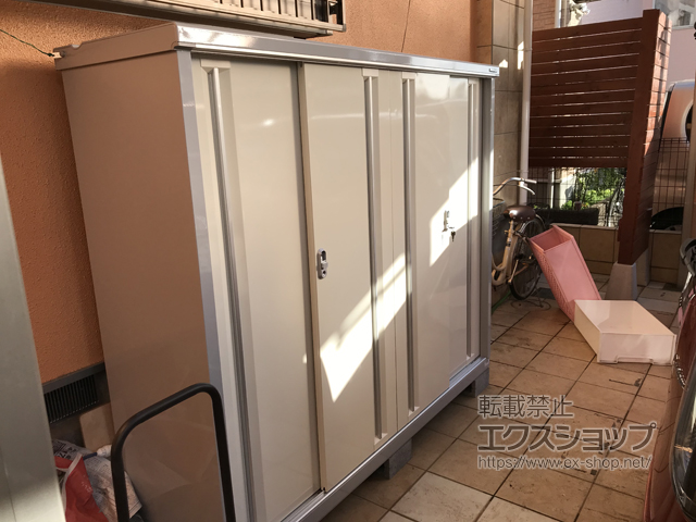 茨城県常総市のの物置・屋外倉庫 シンプリー 一般型 ( MJX-195D-FW) 施工例