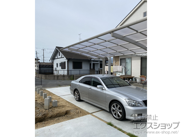 奈良県大和高田市ののカーポート レイナポートグラン　積雪〜20cm対応 施工例