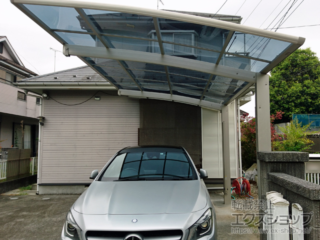 東京都西多摩郡日の出町ののカーポート プレシオスポート 積雪〜20cm対応 施工例