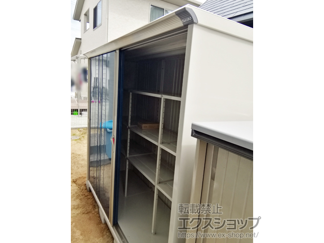 兵庫県加東市のの物置・屋外倉庫 グランプレステージジャンプ 2247×750×1900 GP-227A-F-DB 施工例