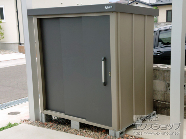 福島県福島市のの物置・屋外倉庫 エスケーエイト SK8-70 一般型 1800×1200×1940 SK8-70-GK 施工例