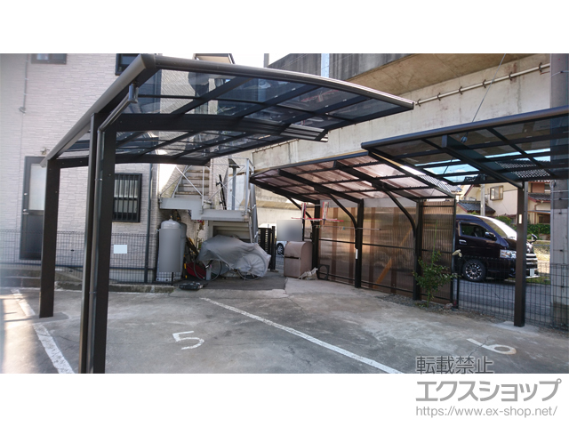 群馬県高崎市ののカーポート プレシオスポート 積雪〜20cm対応 施工例