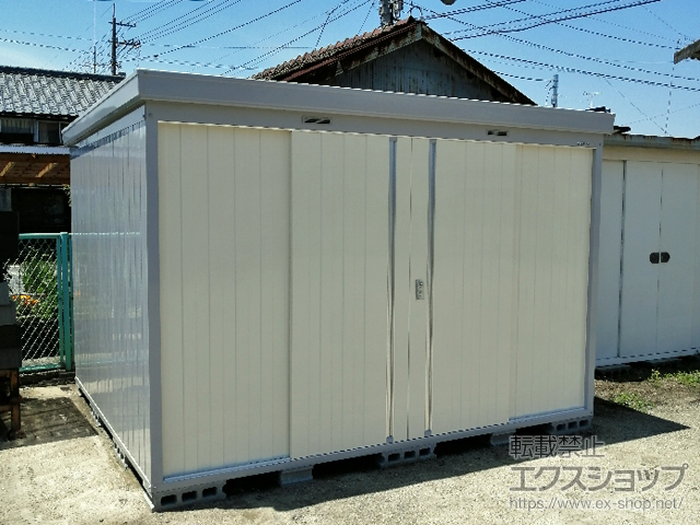 岡山県岡山市のの物置・屋外倉庫 ネクスタ 一般型 3050×2630×2075（NXN-80S） NXN-80S-FW 施工例