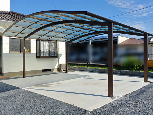 宮崎県日向市ののカーポート レイナツインポートグラン　積雪〜20cm対応 施工例