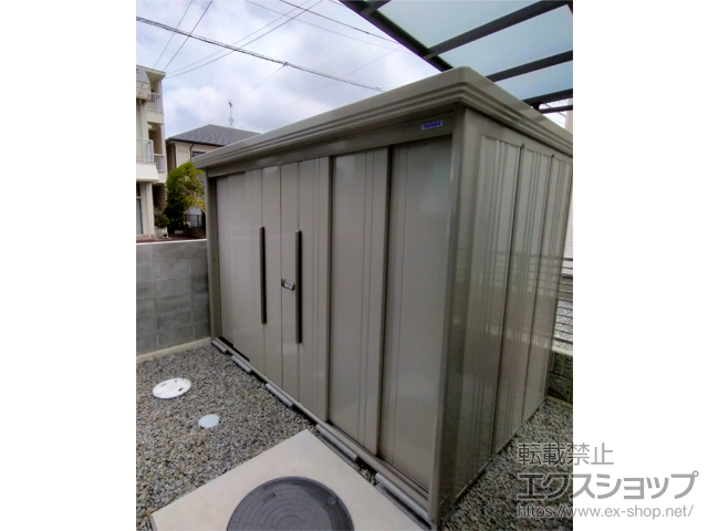 香川県高松市のの物置・屋外倉庫 Mr.ストックマンダンディ 一般型 2900×1738×2110 ND-2917-W 施工例
