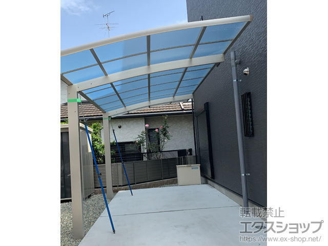 大阪府吹田市ののカーポート レイナポートグラン　積雪〜20cm対応 施工例