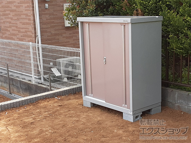千葉県千葉市のの物置・屋外倉庫 シンプリー 一般型 1100×615×1303（MJX-116C） MJX-116C-AR 施工例
