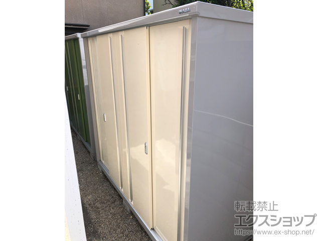 大阪府堺市のの物置・屋外倉庫 シンプリー 一般型 2160×905×1903（MJX-219E） MJX-219E-FW 施工例