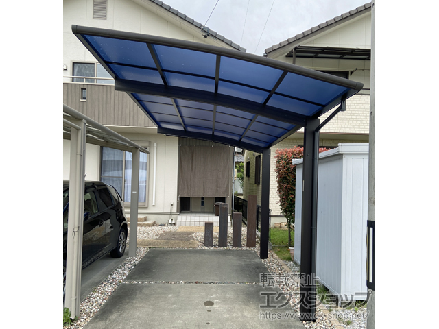 岐阜県安八郡神戸町ののカーポート プレシオスポート 積雪〜20cm対応 施工例