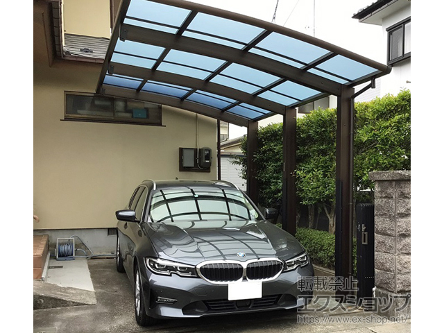 福島県南相馬市ののカーポート レイナポートグラン50 積雪〜50cm対応 施工例