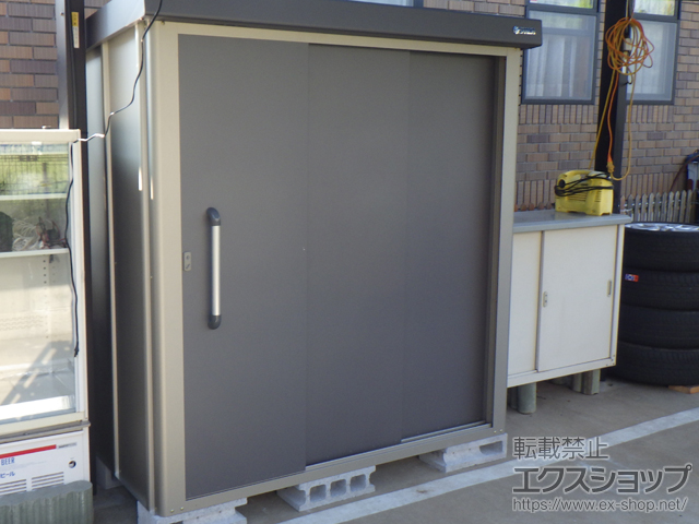 茨城県龍ケ崎市のの物置・屋外倉庫 エスケーエイト SK8-50 一般型 1800×800×1940 SK8-50-GK 施工例