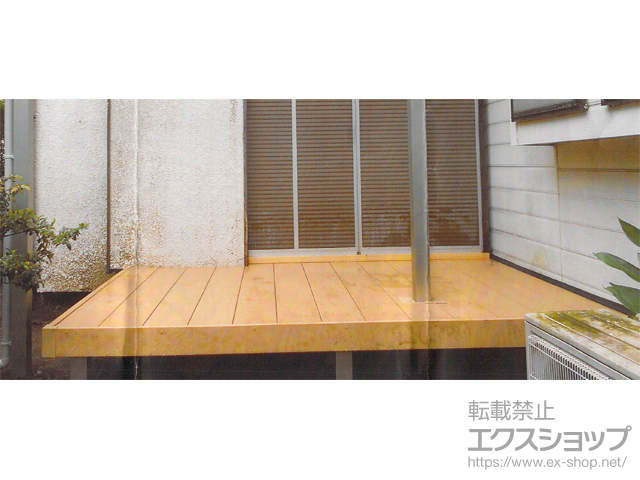 東京都東村山市ののウッドデッキ リウッドデッキ 200 施工例