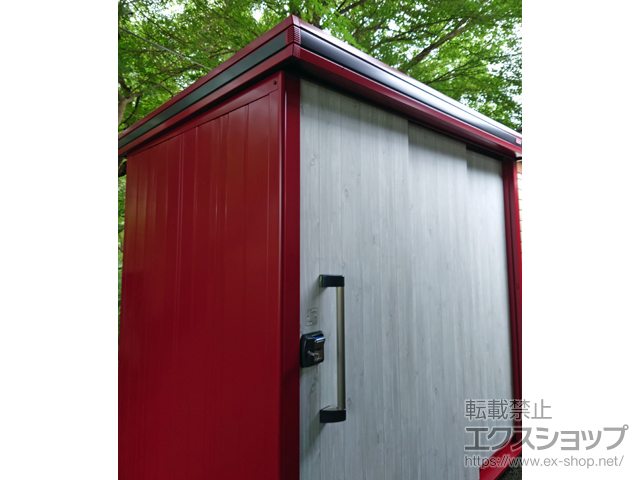 京都府南丹市のの物置・屋外倉庫 Colemanモデル エルモ 積雪型 2220×1520×2120（LMDS-2215）Colemanモデル※オープン価格 施工例