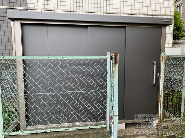 神奈川県大和市のの物置・屋外倉庫 エスケーエイト SK8-130 一般型 2600×1600×1940 SK8-130-GK 施工例