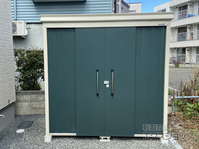 北海道札幌市のの物置・屋外倉庫 ガーデンハウス DM-Z2113-G 豪雪地型 2123×1323×2120 DM-Z2113-G-MG 施工例