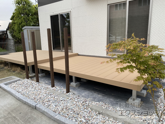 宮城県仙台市ののウッドデッキ リウッドデッキ 200 施工例