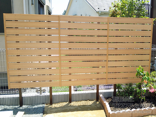 神奈川県川崎市ののフェンス・柵 マイティユニットフェンス 高尺タイプ 11段 施工例