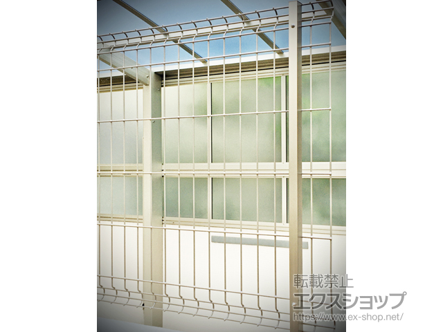 東京都八王子市ののフェンス・柵 ユメッシュE型 フリー支柱タイプ 施工例