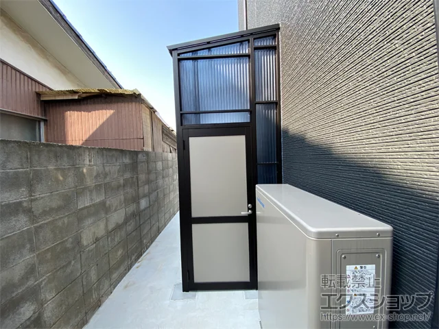 山口県萩市のYKKAPのストックヤード ストックヤードII 片側ドア付きタイプ 施工例