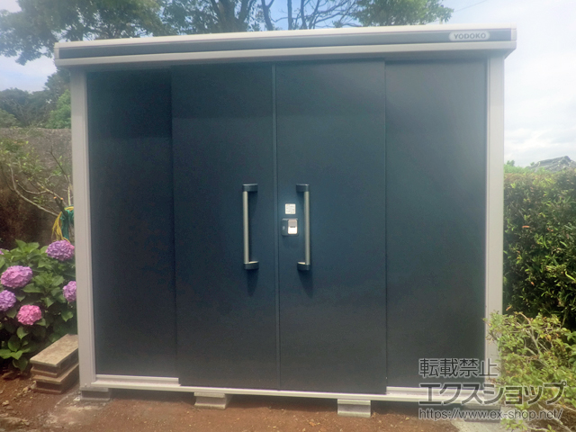 長崎県平戸市のの物置・屋外倉庫 エルモ 一般型 2570×2220×2117 LMD-2522-SM 施工例