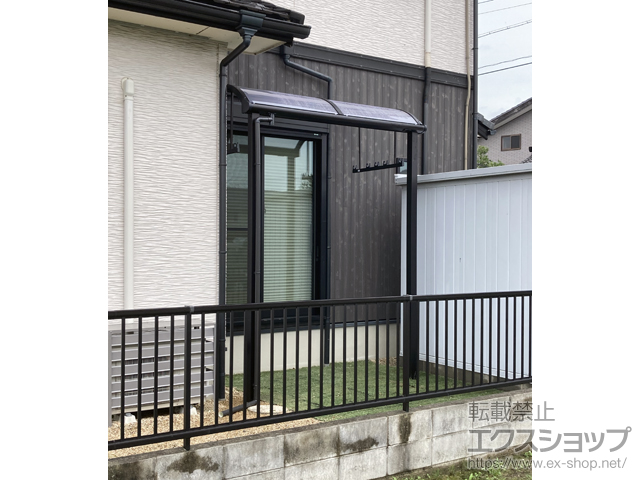三重県伊賀市ののテラス屋根 ソラリア R型 テラスタイプ 単体 積雪〜20cm対応 施工例