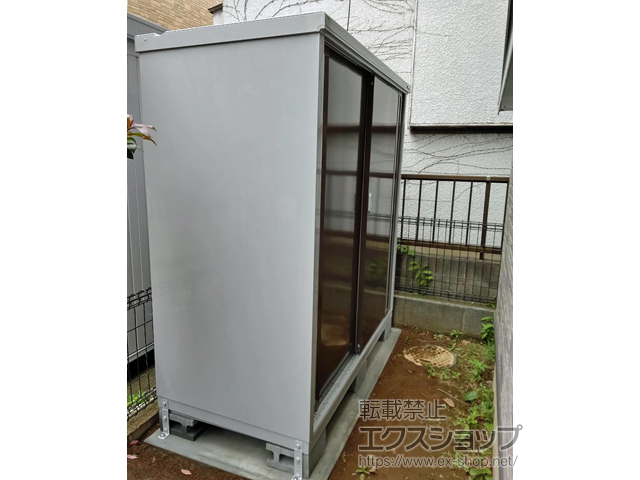 千葉県流山市のの物置・屋外倉庫 シンプリー 一般型 1520×755×1603 MJX-157DP-TB 施工例