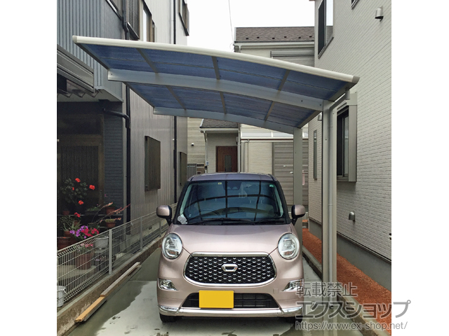愛知県一宮市ののカーポート プレシオスポート 積雪〜20cm対応 施工例
