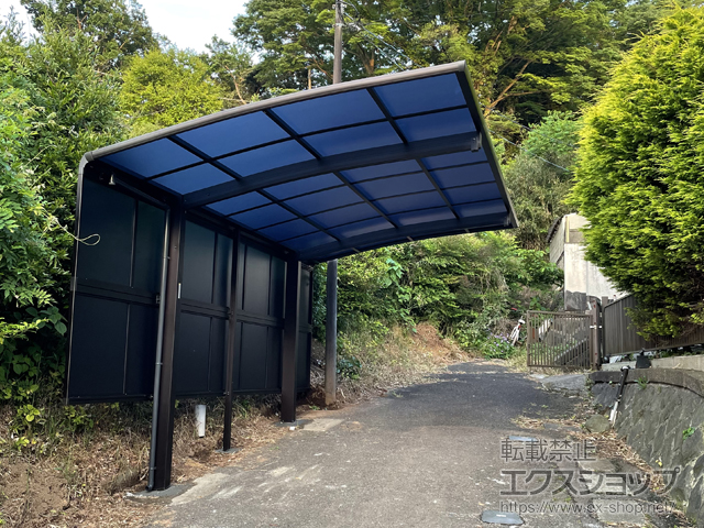 神奈川県横浜市ののカーポート プレシオスポート 積雪〜20cm対応 施工例