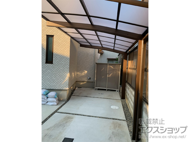 大阪府寝屋川市ののカーポート プレシオスポート 積雪〜20cm対応 施工例