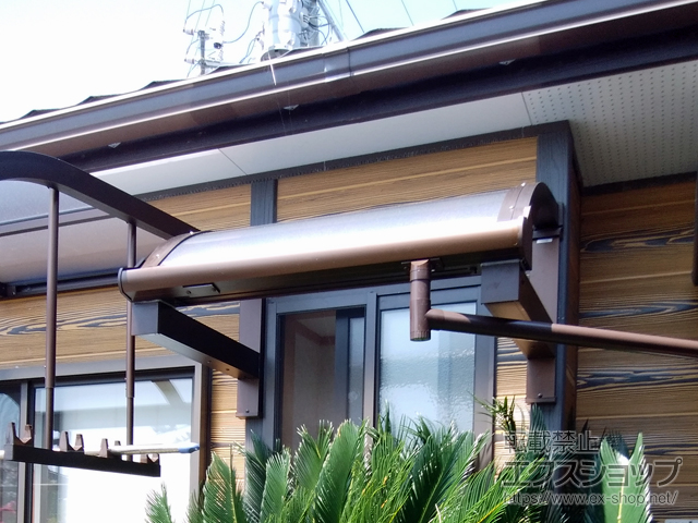 茨城県高萩市ののテラス屋根 ソラリア R型 ルーフタイプ 単体 積雪〜20cm対応 施工例