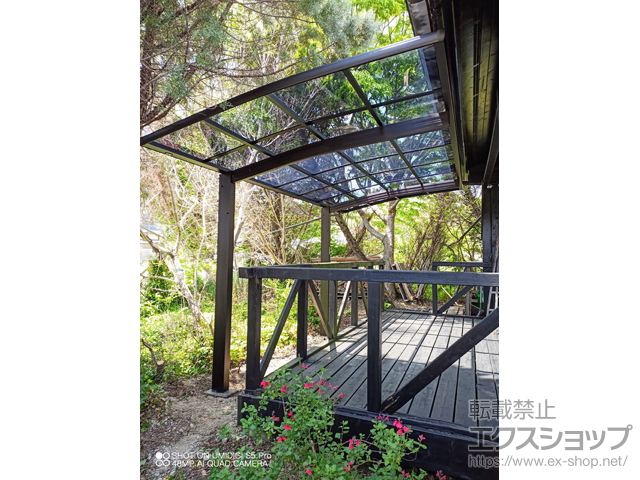 岡山県小田郡矢掛町ののカーポート プレシオスポート 積雪〜20cm対応 施工例