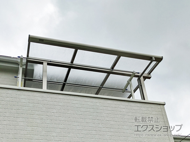 千葉県印西市ののテラス屋根 プレシオステラスII F型 屋根タイプ 単体 積雪〜20cm対応 施工例