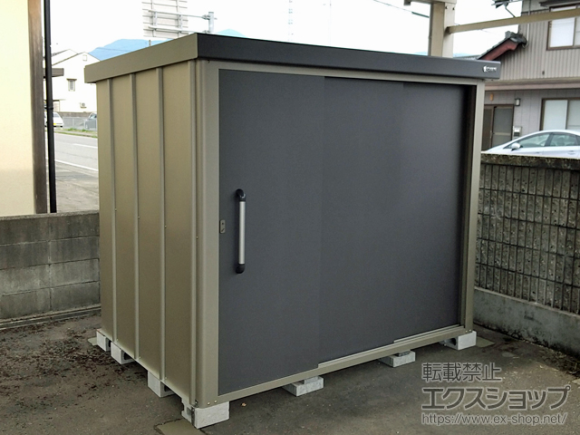 福井県大野市のの物置・屋外倉庫 エスケーエイト SK8-100 一般型 2200×1600×1940 SK8-100-GK 施工例