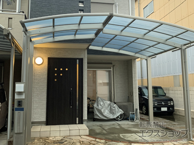 大阪府東大阪市ののサイクルポート・駐輪場 レイナポートグランミニ 積雪〜20cm対応 施工例