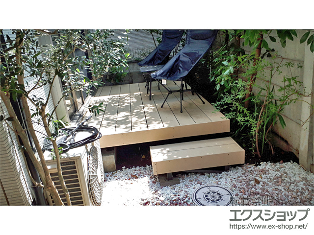 東京都小平市ののウッドデッキ 樹ら楽ステージ 施工例