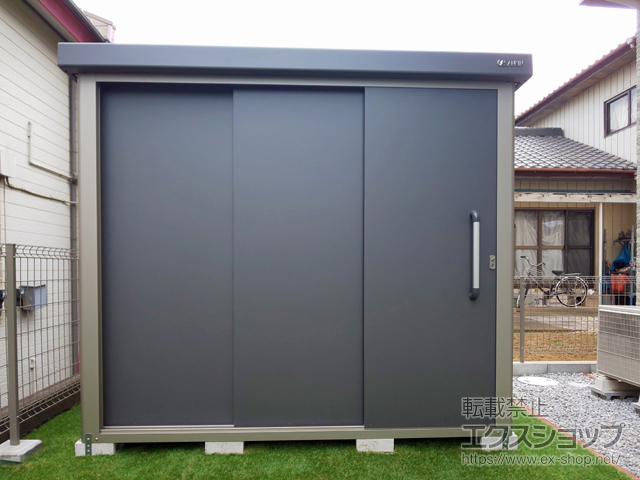 千葉県市原市のの物置・屋外倉庫 エスケーエイト SK8-100 一般型 2200×1600×1940 SK8-100-GK 施工例