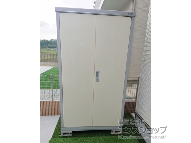 宮城県名取市のの物置・屋外倉庫 アイビーストッカー 1100×755×1903 BJX-117E-FW 施工例