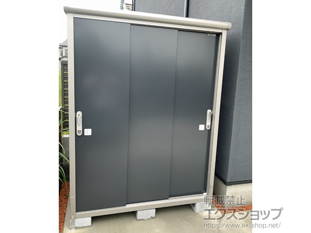 埼玉県上尾市のの物置・屋外倉庫 エスモ 一般型 1497×900×1959 ESE-1509A-SM 施工例