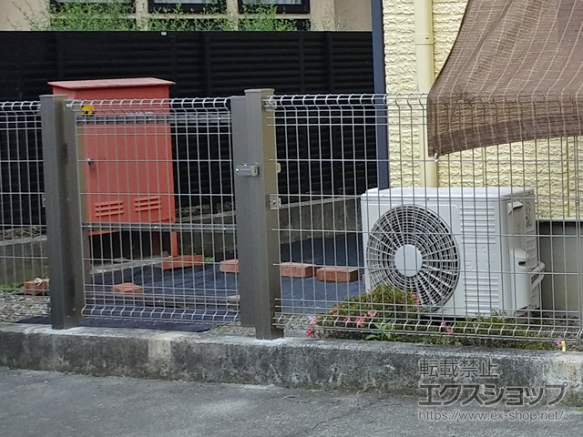 山梨県南アルプス市のの門扉 ユメッシュHR型門扉 片開き 施工例