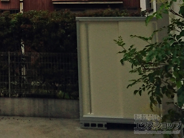 愛知県名古屋市のの物置・屋外倉庫 シンプリー 一般型 1320×755×1603 MJX-137D-P-FW 施工例