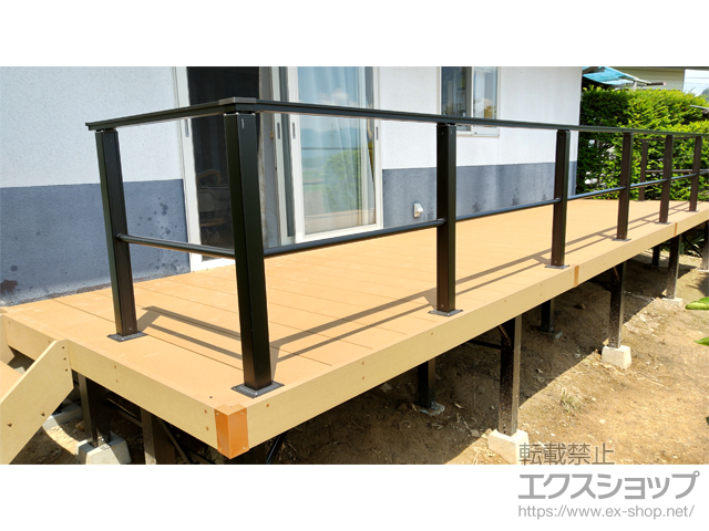 長野県上田市ののウッドデッキ リウッドデッキ 200 施工例